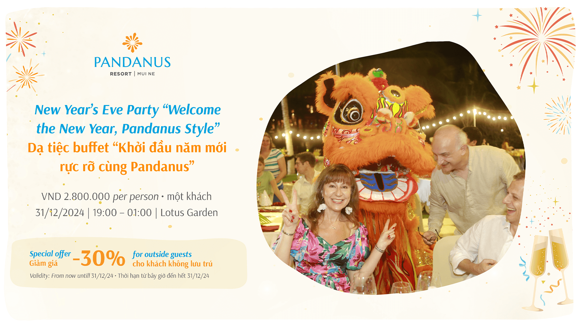 Welcome the New Year, Pandanus Style