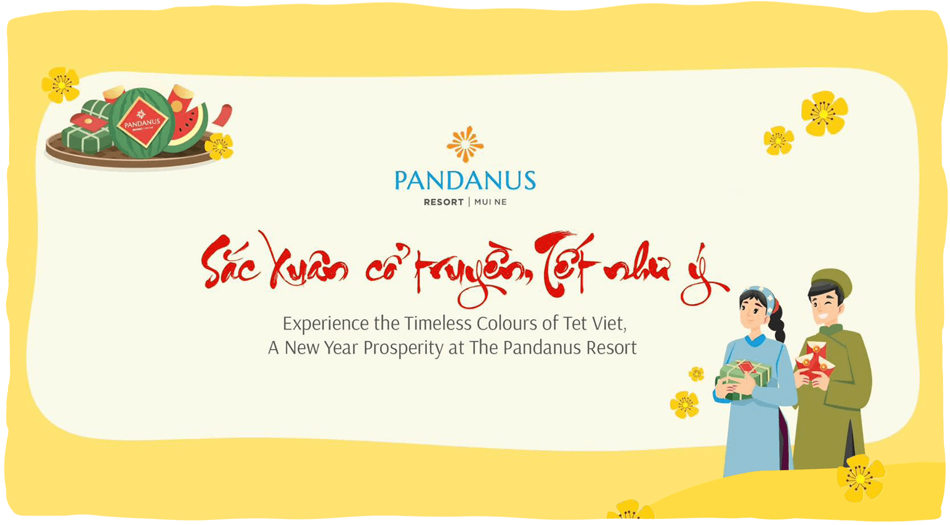 Tet of Prosperity at Pandanus Resort, Popup Banner